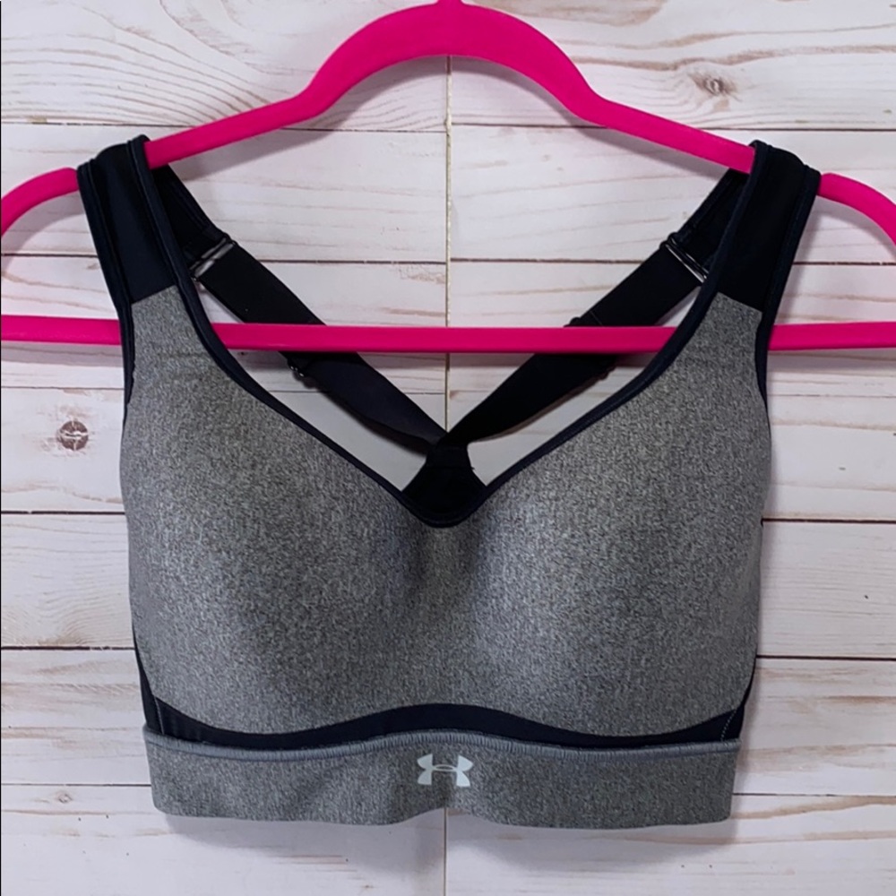 Under Armour HeatGear High Heathered Sport Bra